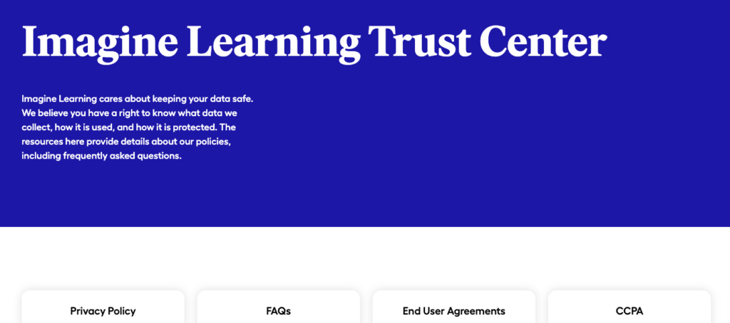 Trust Center Page